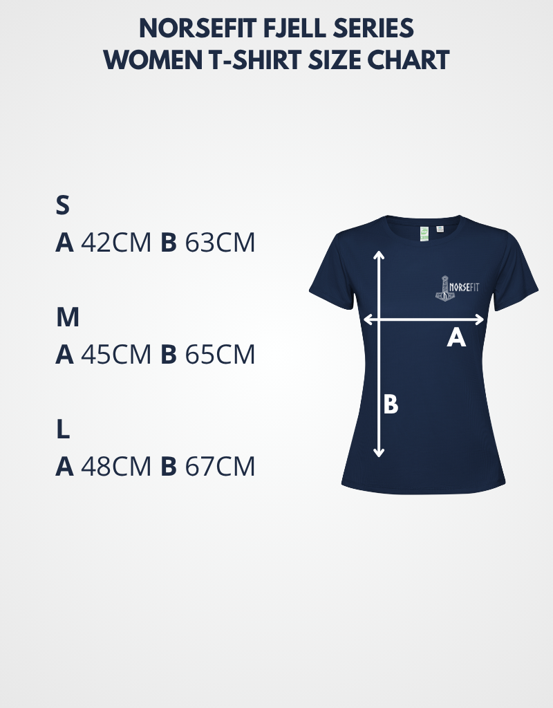 Norsefit FJELL Women’s Trail T-Shirt – Zen Blue