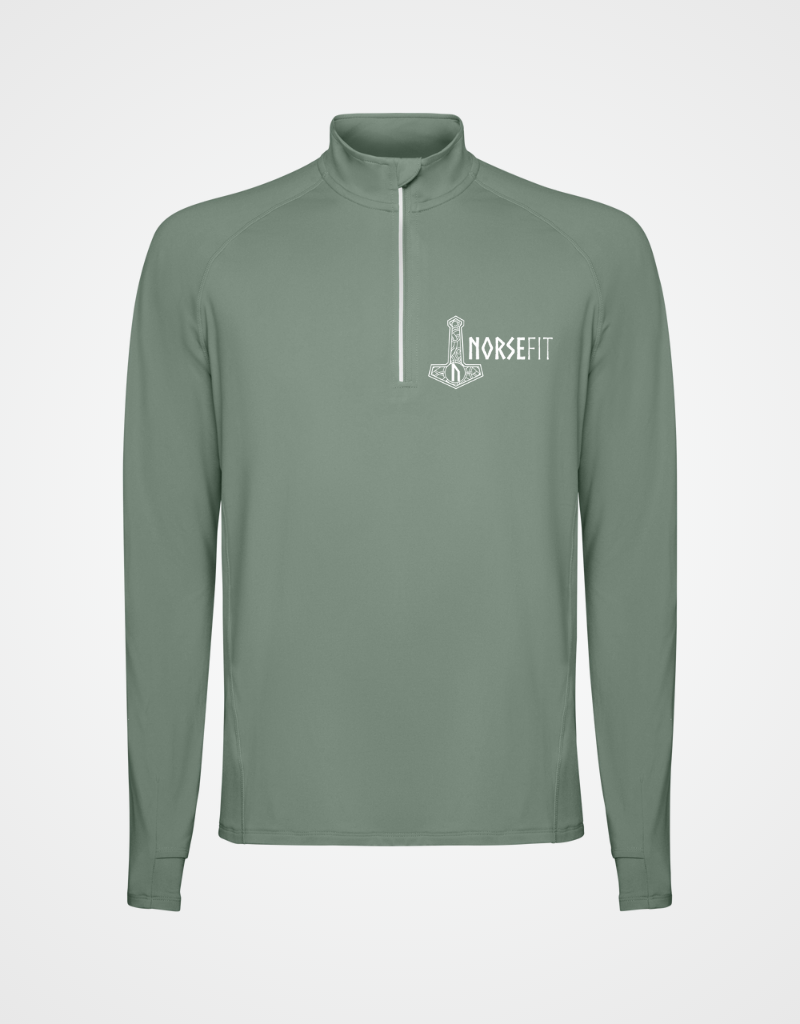 Norsefit FJELL Men’s Technical Sweatshirt – Laurel Green