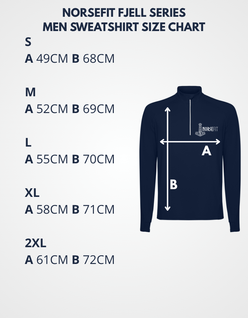 Norsefit FJELL Men’s Technical Sweatshirt – Laurel Green