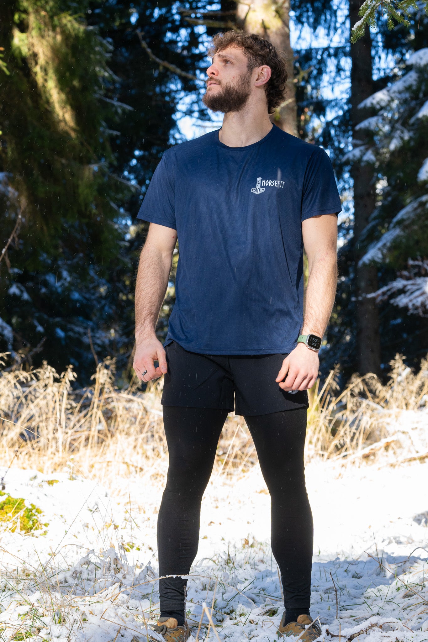 Norsefit FJELL Men’s Running Leggins – Black