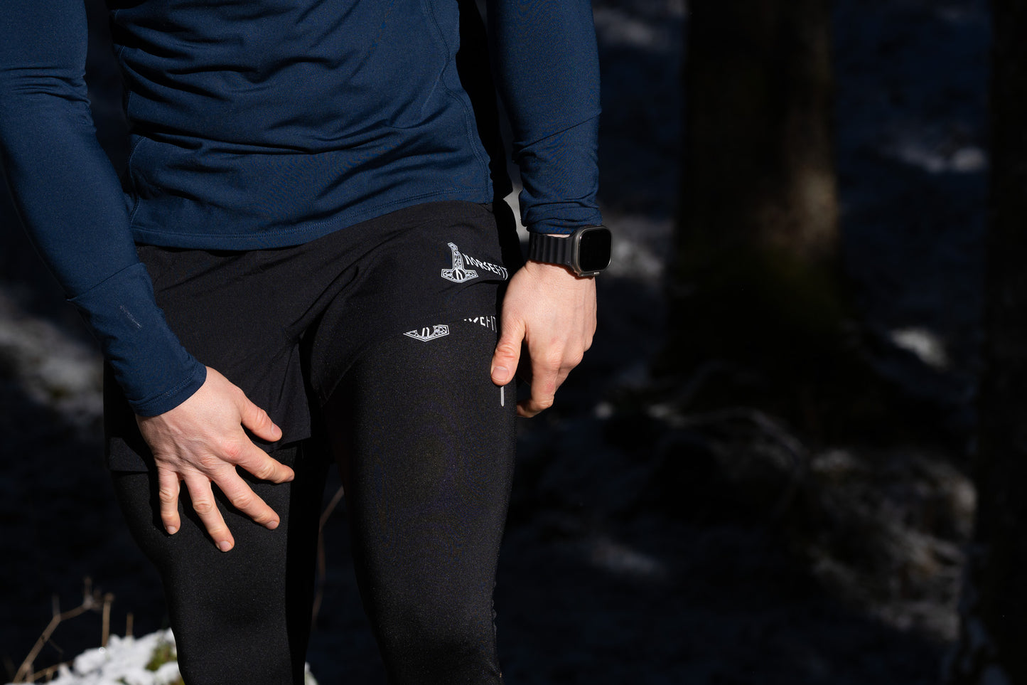 Norsefit FJELL Men’s Running Leggins – Black