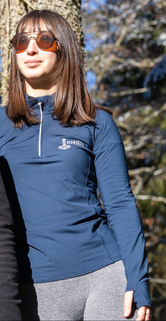 Norsefit FJELL Women’s Technical Sweatshirt – Navy