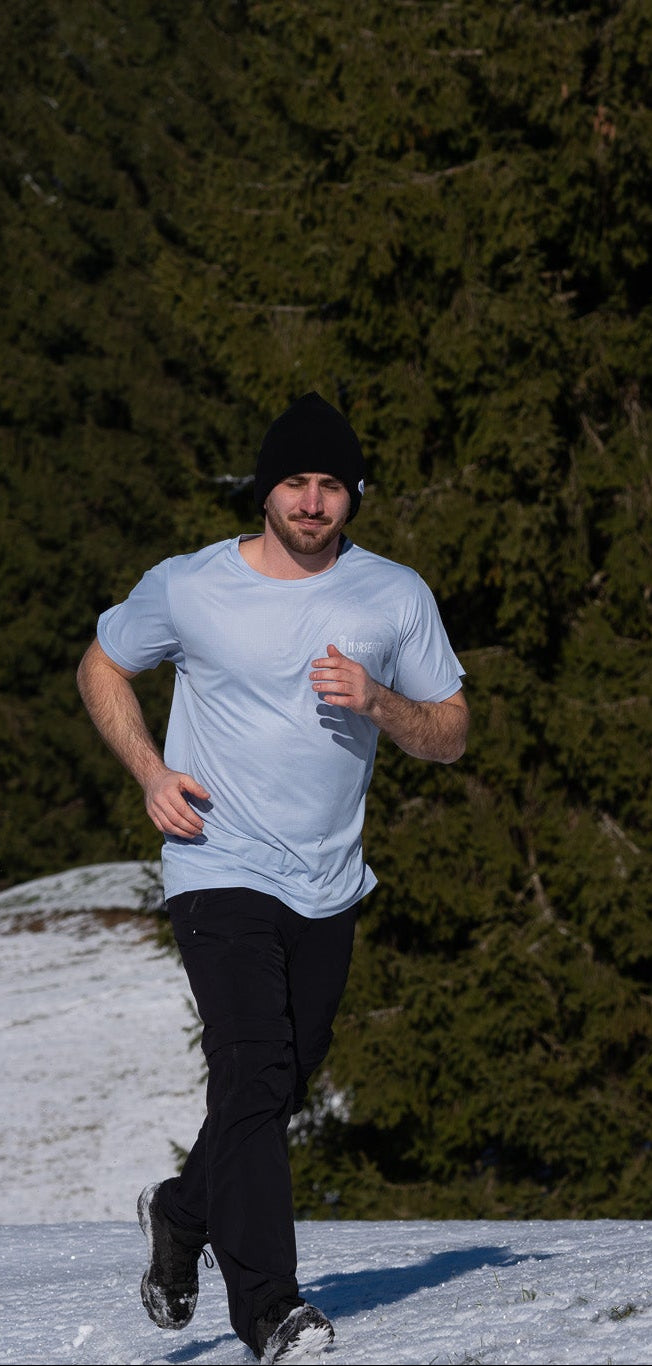 Norsefit FJELL Men’s Trail T-Shirt – Zen Blue