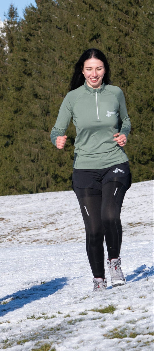 Norsefit FJELL Women’s Technical Sweatshirt – Laurel Green