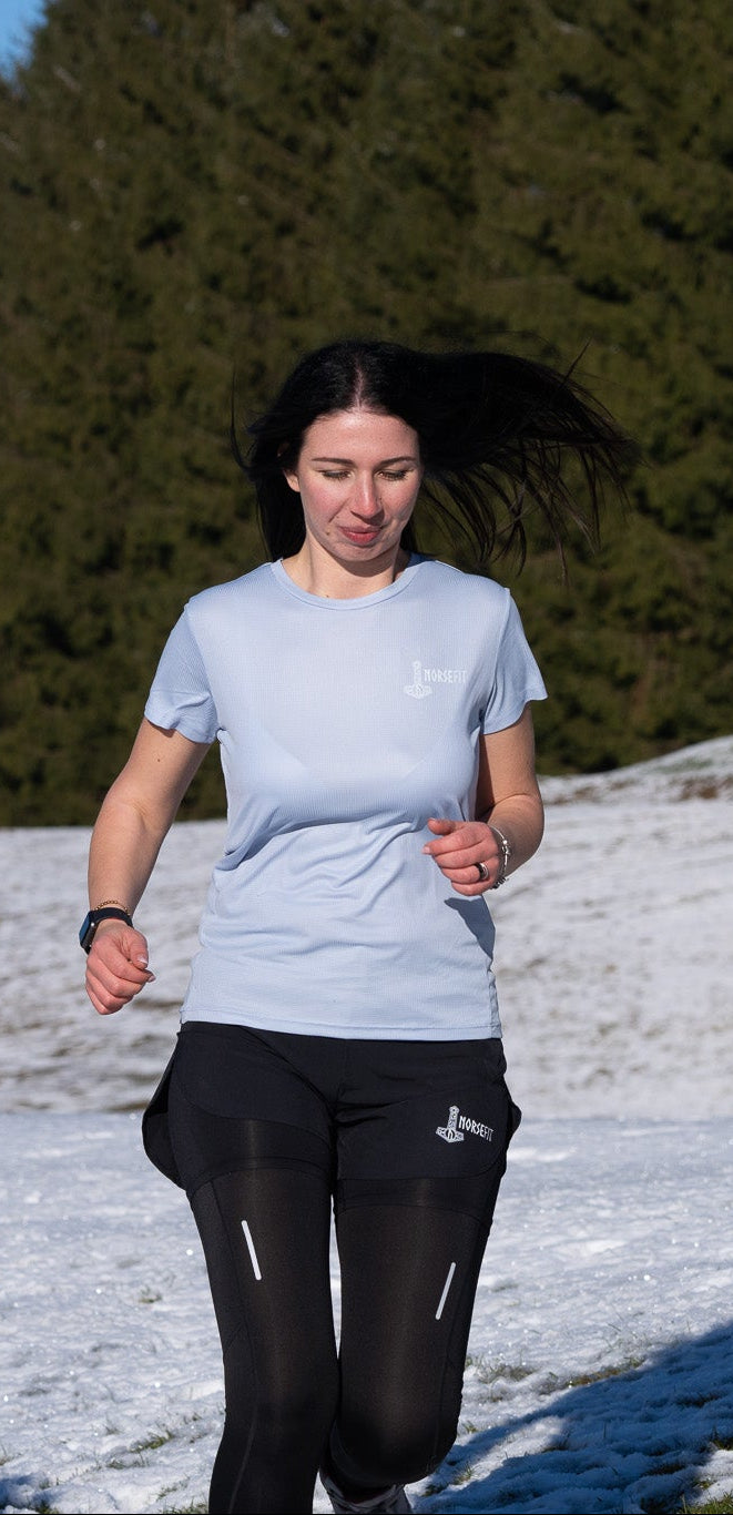 Norsefit FJELL Women’s Trail T-Shirt – Zen Blue