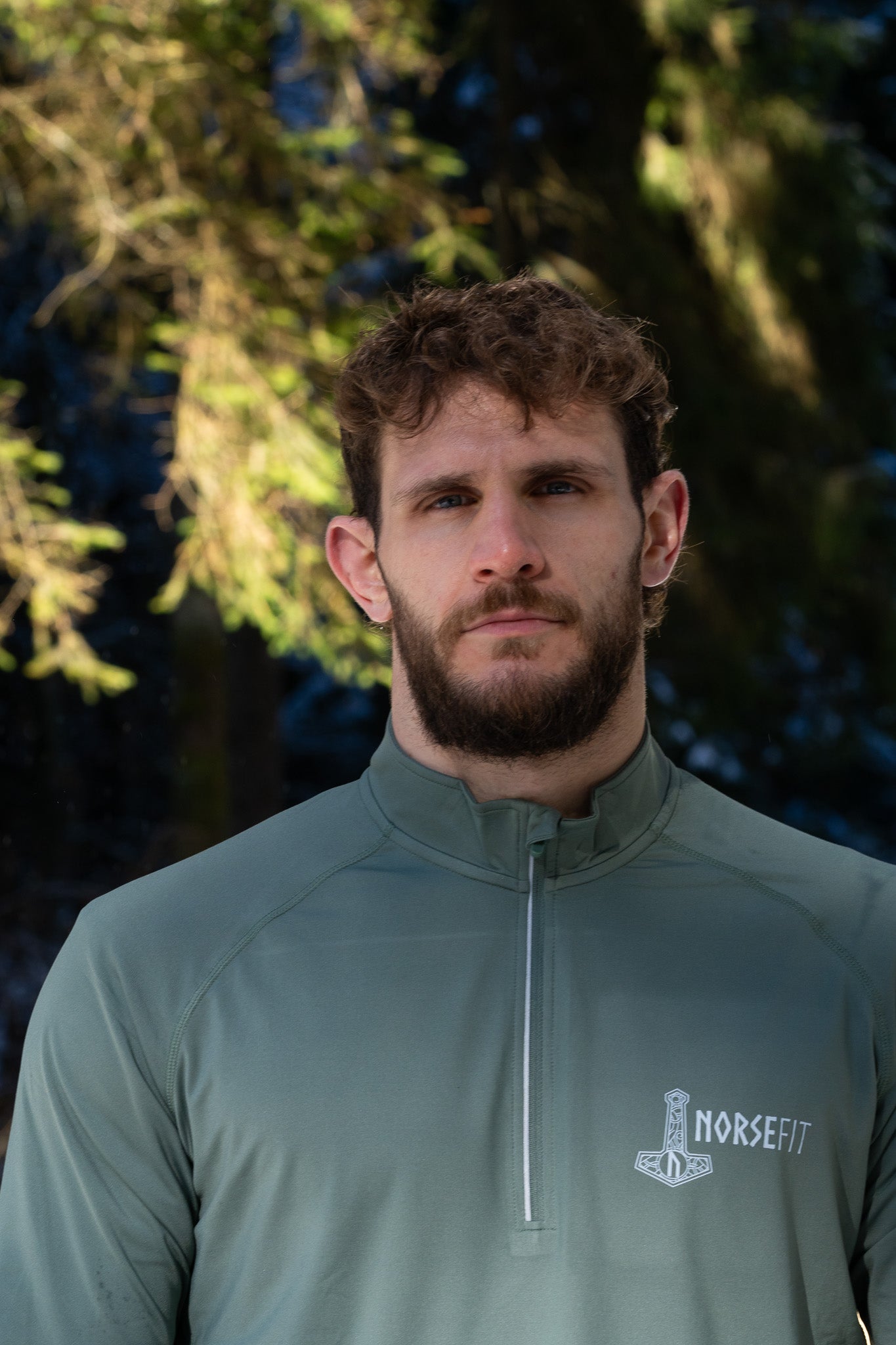 Norsefit FJELL Men’s Technical Sweatshirt – Laurel Green